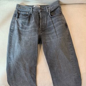 AGolde Ripley grey straight leg